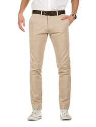 Yazubi Chinohose Kyle Khaki/Beige/Braun