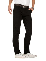 Yazubi Chinohose Kyle Schwarz/Khaki