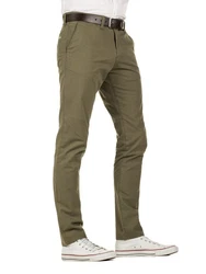 Yazubi Chinohose Kyle Khaki/Dunkelgrün