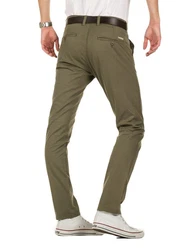 Yazubi Chinohose Kyle Khaki/Dunkelgrün