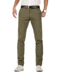 Yazubi Chinohose Kyle Khaki/Dunkelgrün