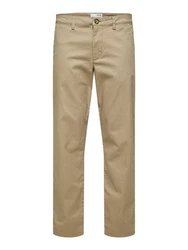 SELECTED HOMME Chinohose New Miles Khaki/Beige