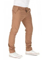 Yazubi Chinos Agron  Khaki/Beige/Braun