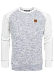 Amaci&Sons Sweatshirt ELGIN Pullover mit Rundhalsausschnitt Herren Basic College Sweatjacke Hoodie 