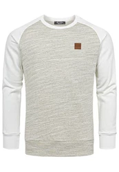 Amaci&Sons Sweatshirt ELGIN Pullover mit Rundhalsausschnitt Herren Basic College Sweatjacke Hoodie 