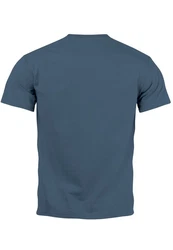 Neverless Print-Shirt Herren T-Shirt Polygon Design Print Br Bear Tiermotiv Outdoor Fashion Hellblau/Blau
