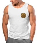 Neverless Tanktop Herren Logo Badge Naturliebhaber Outdoor Fashion 
