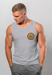 Neverless Tanktop Herren Logo Badge Naturliebhaber Outdoor Fashion 