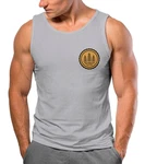 Neverless Tanktop Herren Logo Badge Naturliebhaber Outdoor Fashion 