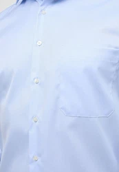Eterna Langarmhemd COMFORT FIT NON IRON Hellblau