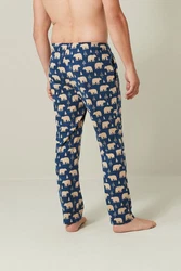 Next Pyjamahose Motion Flex Fliederfarben/Dunkelblau/Beige/Blau/Braun/Weiß