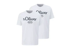 s.Oliver T-Shirt Casual im 2er Pack Silber