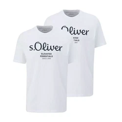 s.Oliver T-Shirt Casual im 2er Pack Silber