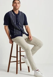 Next Slim Fit Stretch Jeans Khaki/Beige