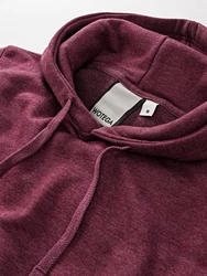 WOTEGA Kapuzenpullover Sweat Hoodie Lion Dunkelrot/Bordeaux/Lila/Rosa