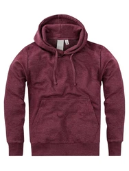 WOTEGA Kapuzenpullover Sweat Hoodie Lion Dunkelrot/Bordeaux/Lila/Rosa
