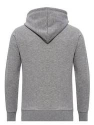 WOTEGA Kapuzenpullover Sweat Hoodie Lion Hellgrau/Grau/Dunkelgrau