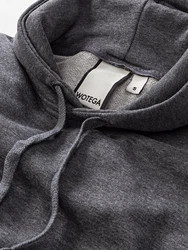 WOTEGA Kapuzenpullover Sweat Hoodie Lion Dunkelgrau/Grau/Hellgrau
