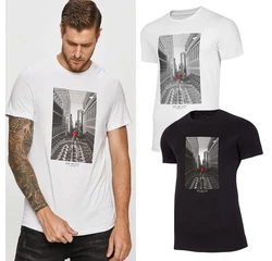 4F T-Shirt Sport Run the City Herren Schwarz