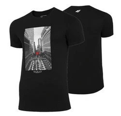 4F T-Shirt Sport Run the City Herren Schwarz