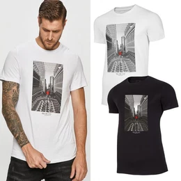 T-Shirt Sport - Run the City- Herren T-Shirt aus Baumwolle