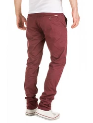 Yazubi Chino Hose Luke Dunkelrot/Rot/Braun/Bordeaux