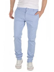 Yazubi Chino Hose Luke Hellblau/Blau
