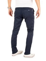 Yazubi Chino Hose Luke Dunkelblau/Blau/Hellblau