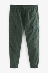 Next Utility-Cargohose Regular Tapered Dunkelgrün/Grün