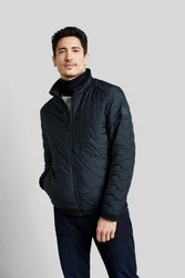 bugatti Blouson mit Stehkragen Dunkelblau/Dunkelgrün/Hellblau/Blau