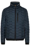 bugatti Blouson mit Stehkragen Dunkelblau/Dunkelgrün/Hellblau/Blau