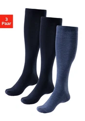 Bench. Kniestrümpfe Herren Dunkelblau/Blau