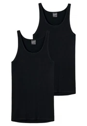 Unterhemd 2er Pack Original Classics Feinripp (Spar-Set, 2-St) Unterhemd / Tanktop - Baumwolle -