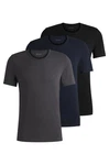 BOSS T-Shirt Dunkelblau/Lila BOSS T-Shirt Dunkelblau/Lila