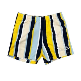 Sweatshorts Stripe Signature yellow/light blue/navy (1-tlg)