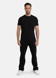 Stoffhose mit elastischem Bund
