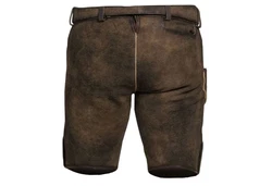 Spieth & Wensky Lederhose Wolverine-Hose WOLVERINE Herren Trachtenhose Khaki/Dunkelbraun/Braun