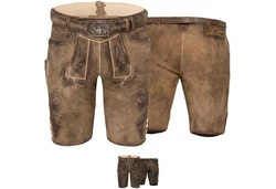 Spieth & Wensky Lederhose Wolverine-Hose WOLVERINE Herren Trachtenhose Braun/Khaki/Dunkelbraun/Beige