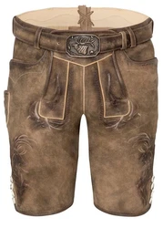 Spieth & Wensky Lederhose Wolverine-Hose WOLVERINE Herren Trachtenhose Braun/Khaki/Dunkelbraun/Beige