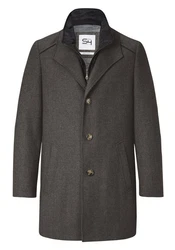 S4 Jackets Wollmantel Newton Schwarz