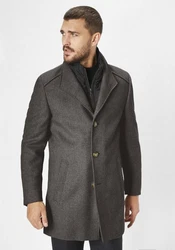 S4 Jackets Wollmantel Newton Schwarz
