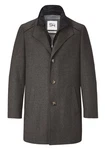 S4 Jackets Wollmantel Newton Schwarz