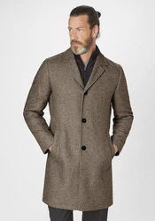 S4 Jackets Wollmantel EDISON Braun/Grau/Beige/Khaki