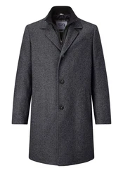 S4 Jackets Wollmantel EDISON Dunkelgrau/Grau/Dunkelblau