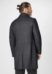 S4 Jackets Wollmantel EDISON Dunkelgrau/Grau/Dunkelblau