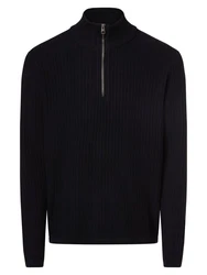 FYNCH-HATTON Strickpullover Dunkelblau/Schwarz