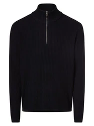 FYNCH-HATTON Strickpullover Dunkelblau/Schwarz