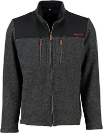 Janker Walk Jacke schwarz meliert