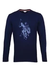 U.S. Polo Assn Longsleeve Shirt R-Neck Dunkelblau/Blau