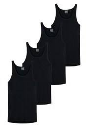 Unterhemd 4er Pack Original Classics Feinripp (Spar-Set, 4-St) Unterhemd / Tanktop - Baumwolle -